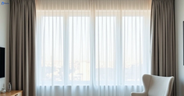 Restored vibrant drapes in deagon QLD after Matty Curtain Cleaning